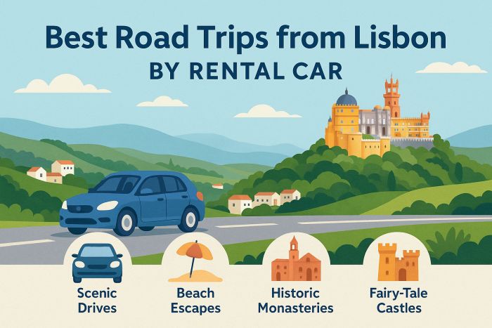 Best Road Trips from Lisbon by Rental Car