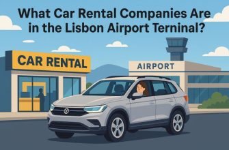 Car rental companies inside Lisbon Airport terminal