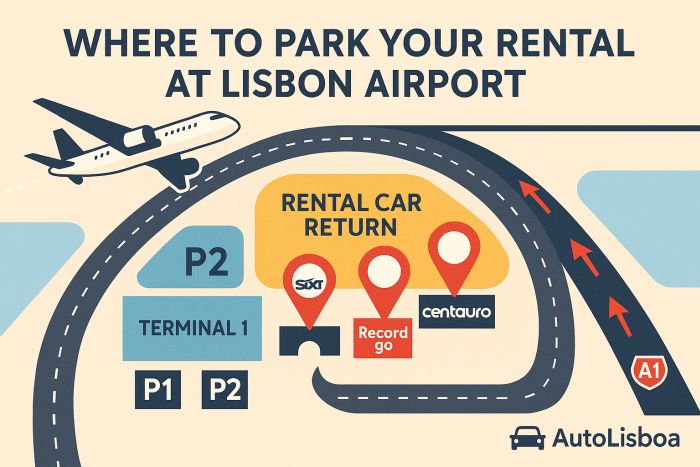 Lisbon Airport Car Return & Parking