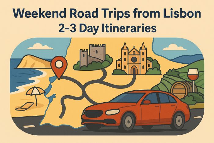 Weekend Road Trips from Lisbon by Rental Car