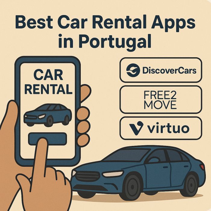 Best Car Rental Apps in Portugal