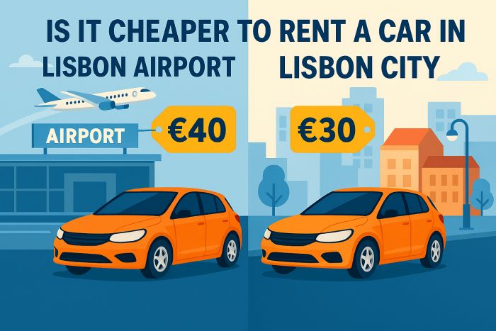 Is It Cheaper to Rent a Car in Lisbon City or at the Airport