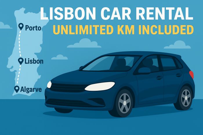 Lisbon Car Rental with Unlimited Mileage