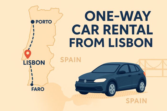 One-Way Car Rental from Lisbon
