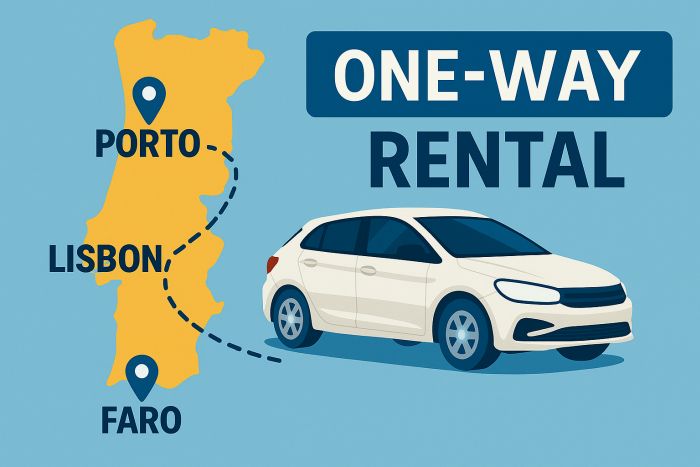One-Way Car Rental in Portugal