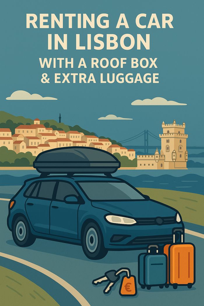 Renting a Car in Lisbon with a Roof Box or Extra Luggage Space