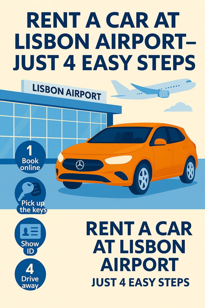 Rent a Car at Lisbon Airport – Just 4 Easy Steps