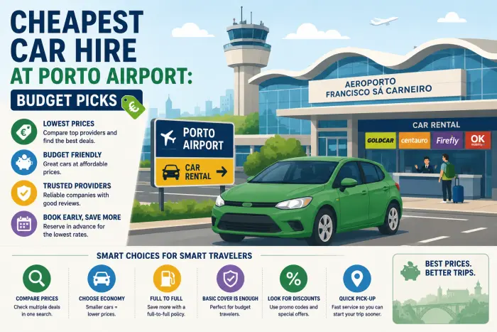 Cheapest Car Hire at Porto Airport
