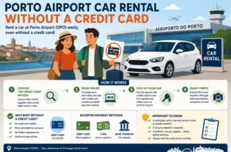 Porto Airport Car Rental Without a Credit Card