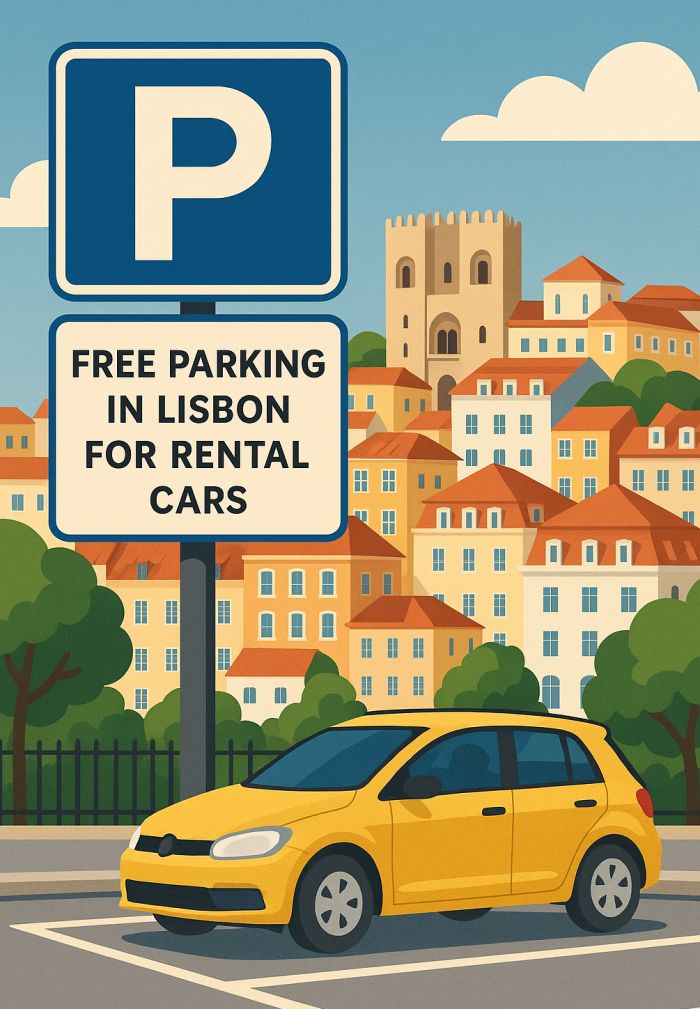 Free Parking in Lisbon for Rental Cars