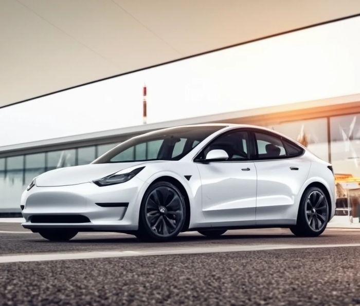 Tesla Model 3 Car Rental at Lisbon Airport