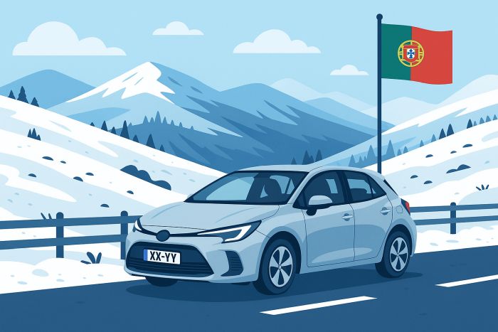Winter Driving in Portugal with a Rental Car
