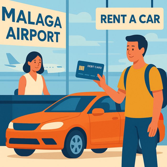 Car Rental at Malaga Airport Without a Credit Card