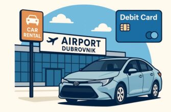 Dubrovnik Airport Car Rental Without a Credit Card