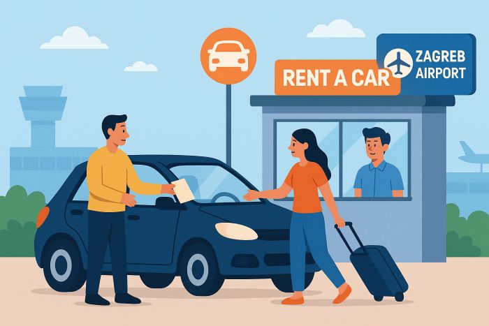 Rent a Car at Zagreb Airport Without a Credit Card
