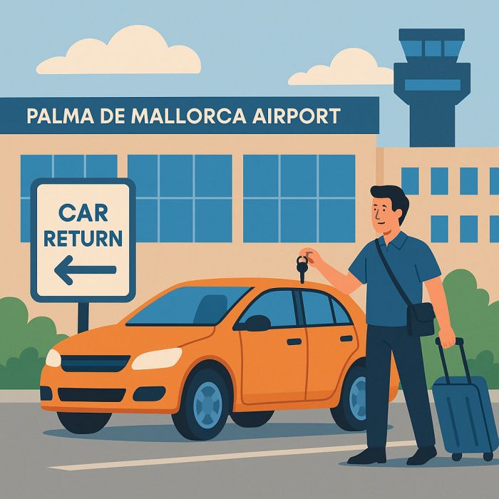 Returning a Rental Car at Palma de Mallorca Airport