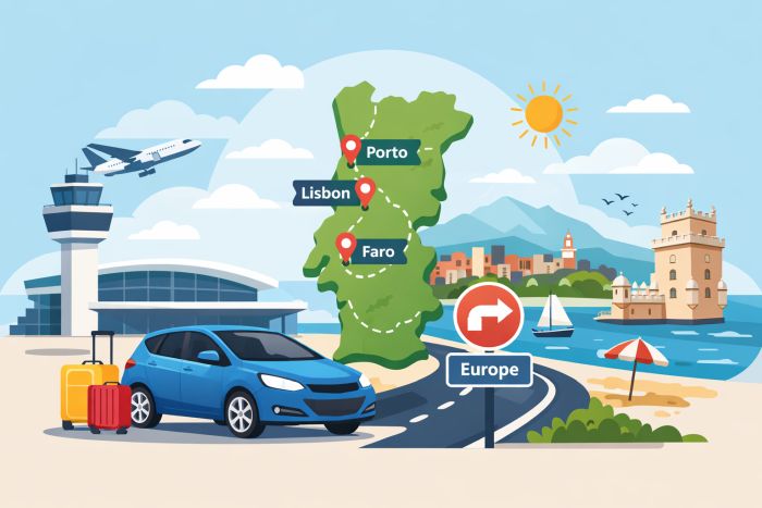 Car rental guide in Portugal and Europe