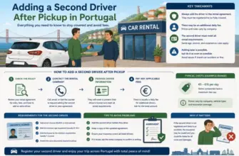 Adding a Second Driver After Pickup in Portugal
