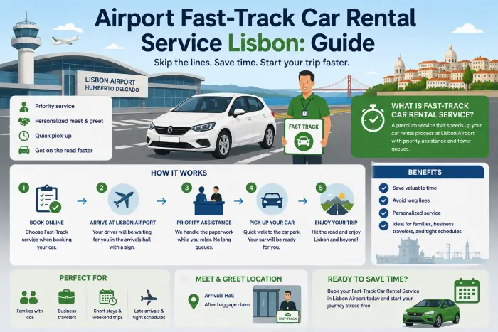 Airport Fast-Track Car Rental Service Lisbon