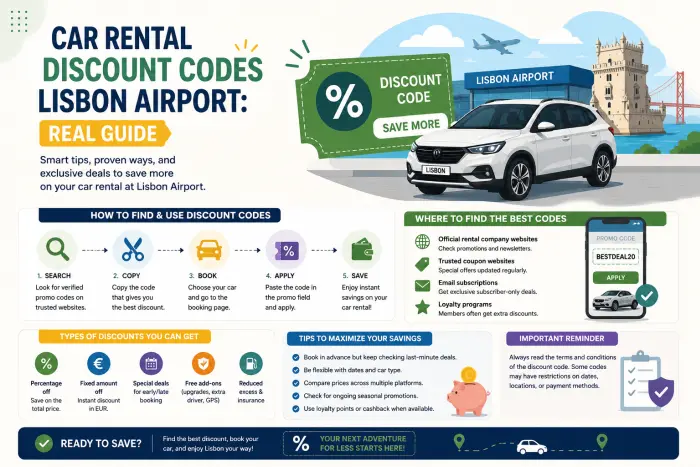 Car Rental Discount Codes Lisbon Airport
