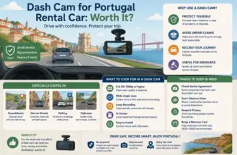 Dash Cam for Portugal Rental Car