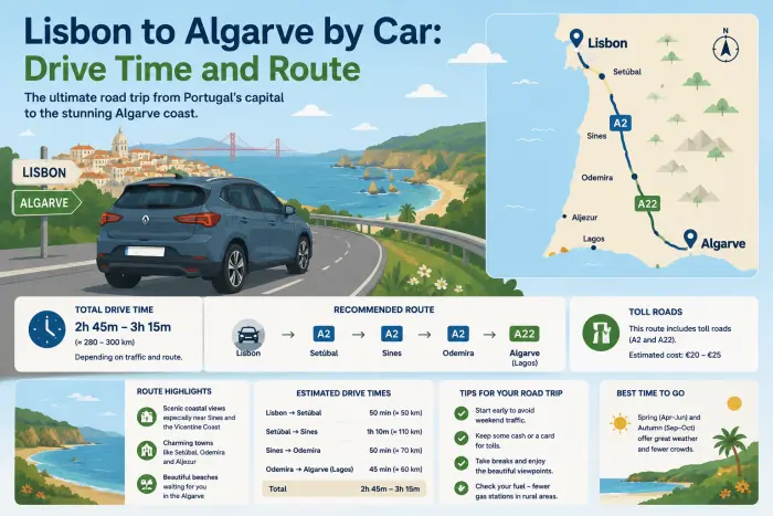 Lisbon to Algarve by Car
