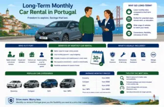 Long-Term Monthly Car Rental in Portugal