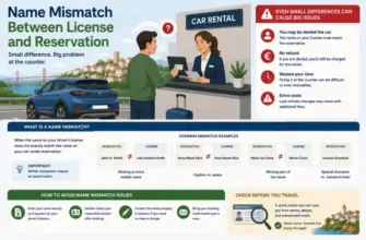 Name Mismatch Between License and Reservation