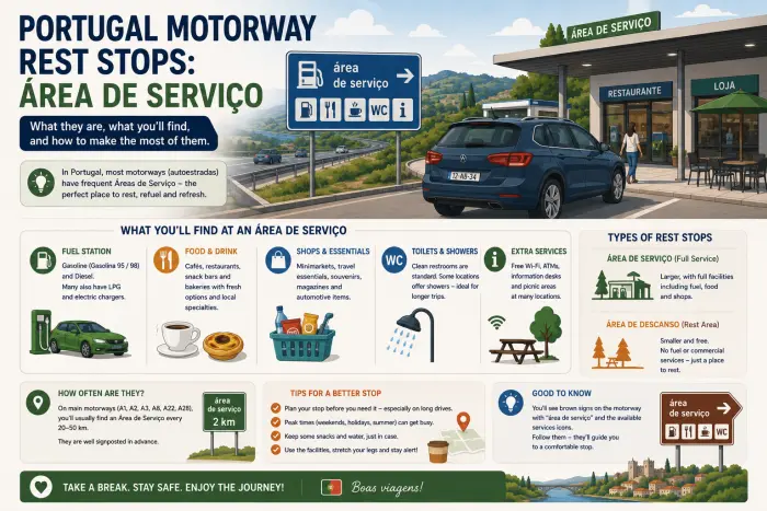Portugal Motorway Rest Stops