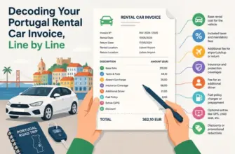 Portugal Rental Car Invoice Explained