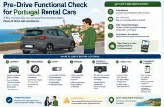 Pre-Drive Functional Check for Portugal Rental Cars