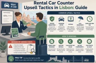 Rental Car Counter Upsell Tactics in Lisbon