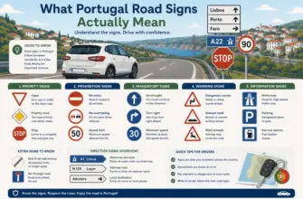 What Portugal Road Signs Actually Mean