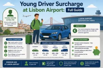 Young Driver Surcharge at Lisbon Airport