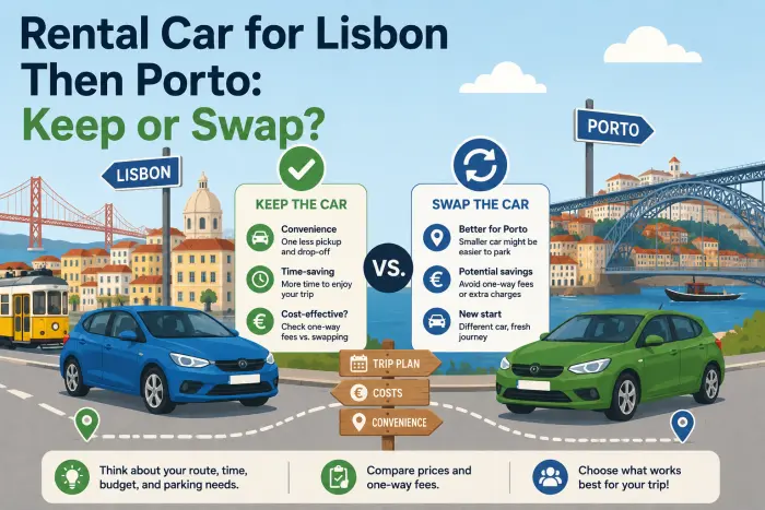 One Car or Two for a Lisbon-Porto Trip