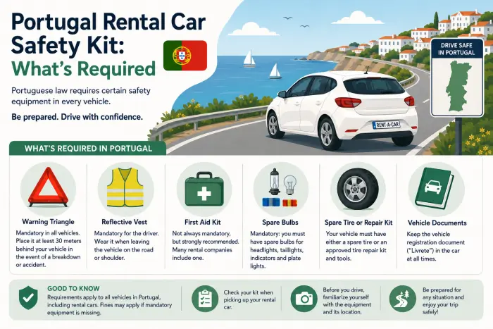 Portugal Rental Car Safety Kit