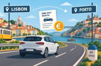 Lisbon to Porto One-Way Rental Cost