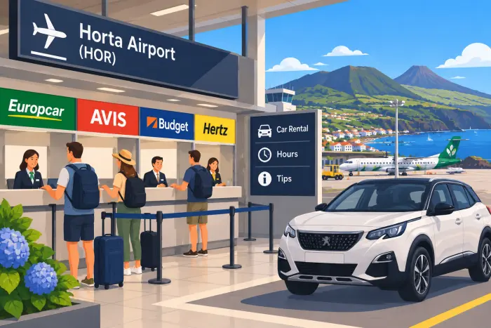 Horta Airport Car Rental